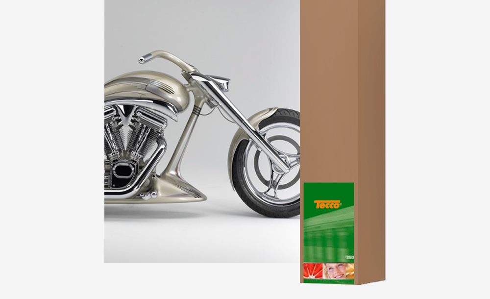 TECCO PWF130 White Film Ultra-Gloss 130µ high opacity