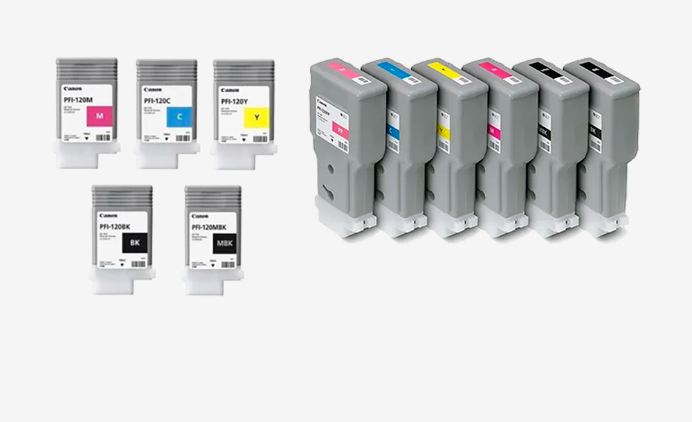 Canon blæk for TM-200, TM205, GP-200, TM-300, TM-305, GP-300 (PFI-120, PFI-320)