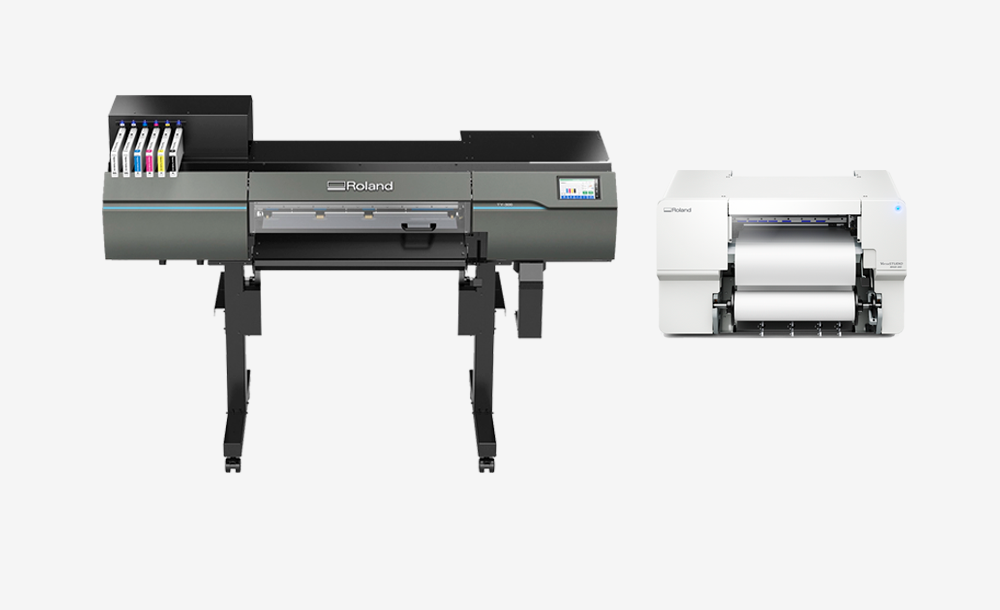 Roland Large Direct-to-Film (DTF) textile printing
