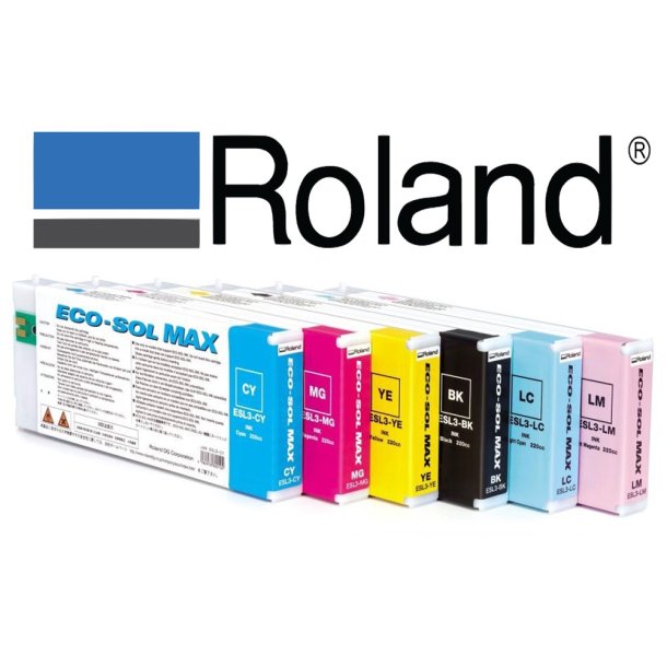 Roland ECO SOL MAX INK LIGHT MAGENTA 220ML ESL3-LM