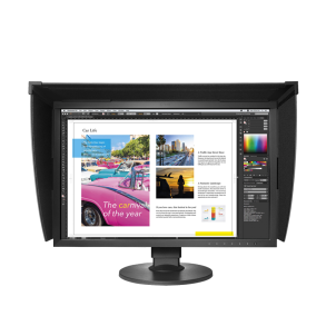 EIZO ColorEdge CG2420 med indbygget kalibrator - skrmskygge medflger samt 5 rs garanti