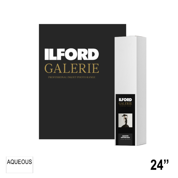 ILFORD GALERIE Smooth Cotton Rag 310gsm (GPSC) 24" - 61cm x 15m GA6962610016