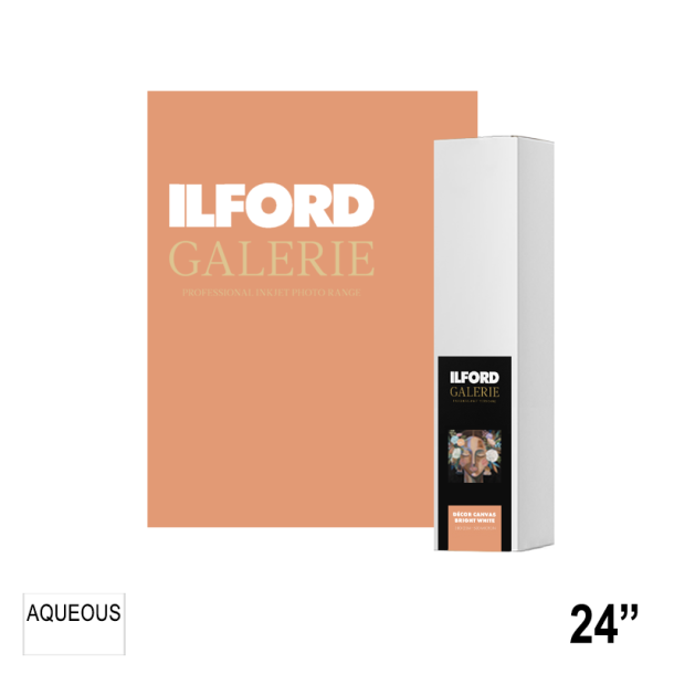ILFORD GALERIE Decor Canvas Bright White 380gsm (GDCBW) 24" - 610mm x 15m GA6665610016