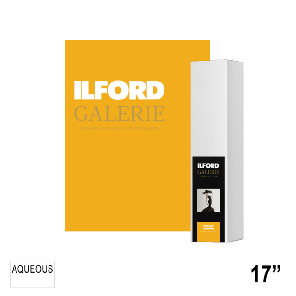 ILFORD GALERIE FineArt Smooth 200gsm (GPFAS) 17" - 43,2cm x 15m GA6965432016