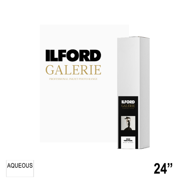 ILFORD GALERIE Gold Fibre Pearl 290gsm (GGFP14) 24" - 61cm x 15m GA6975610016