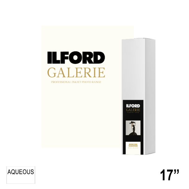 ILFORD GALERIE Mono Silk Warmtone 250gsm (GPMSW) 17" - 43,2cm x 12m GA6973432013