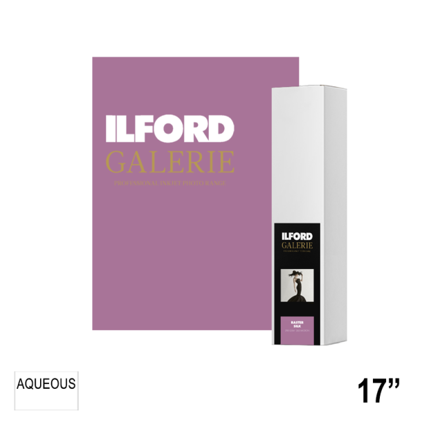 ILFORD GALERIE Raster Silk 290gsm (GPRP) 17" - 43,2cm x 15,2m GA6909432016