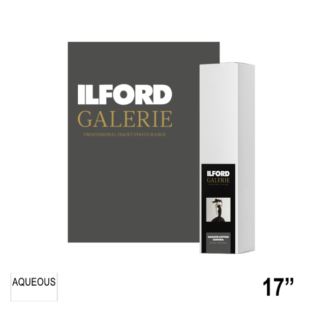 ILFORD GALERIE Smooth Cotton Sonora 320gsm (GSCS19) 17" - 43,2cm x 15m GA6993432016