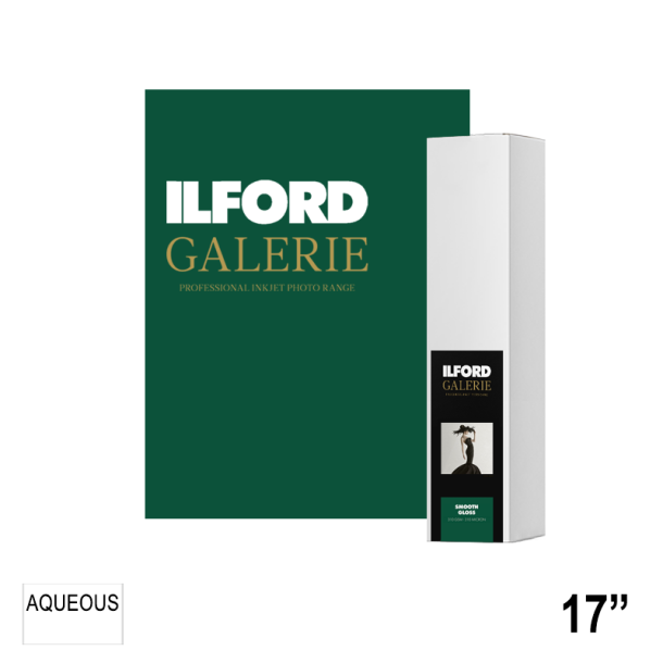 ILFORD GALERIE Smooth Gloss 310gsm (GPSGP) 17" - 43,2cm x 27m GA5816432028