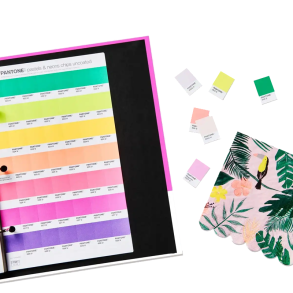 Pantone Plus (PMS) Pastels & Neon Chips Coated+Uncoated ringbind 154+56 farver (GB1504C)