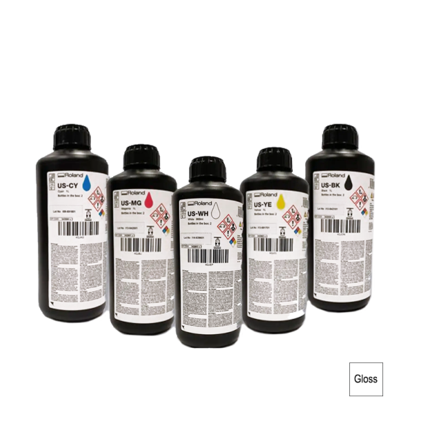 Roland UV Flatbed Ink Bottle Gloss, 1000ml INKU-US-1000-GL