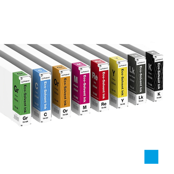 Roland Eco-Sol Ink Cartridge Cyan, 500ml