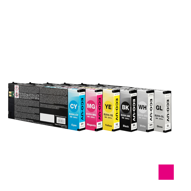 Roland Versa UV INK, EUV4 Degassed series 220ML Magenta