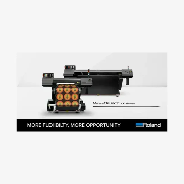 Roland VersaOBJECT CO-640i-F3 Flatbed UV Printer 1.612 mm bredde - 2.500 mm lngde