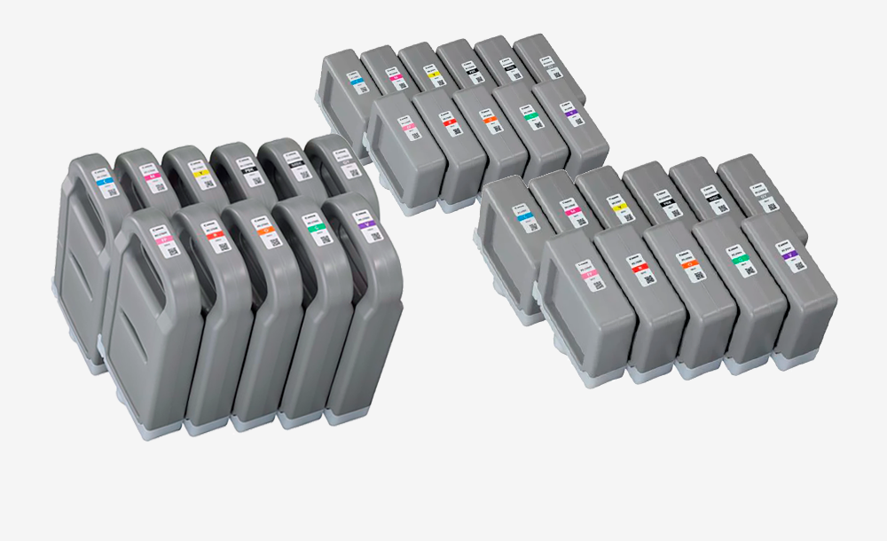 Canon blæk for GP-2000, GP-4000 (PFI-2100, PFI-2300, PFI-2700)