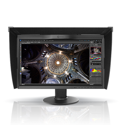EIZO ColorEdge CG series for perfektionister - indbygget kalibrator - skærmskygge og 5 års garanti